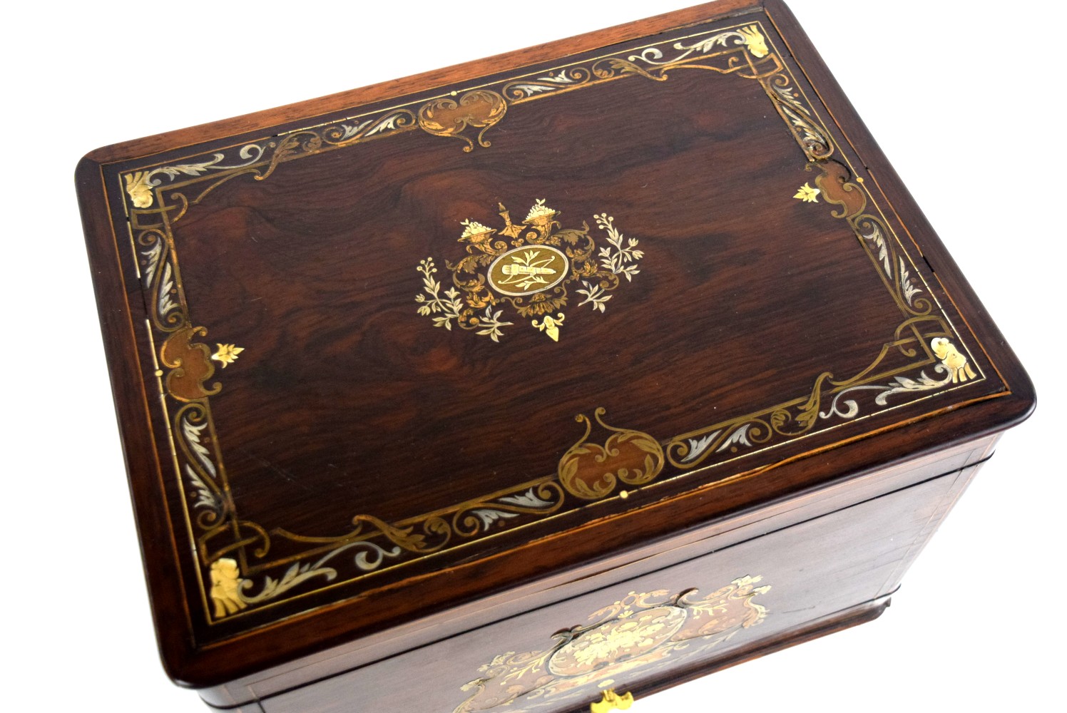 NAPOLEON III INLAID LIQUOR CABINET 19TH CENTURY