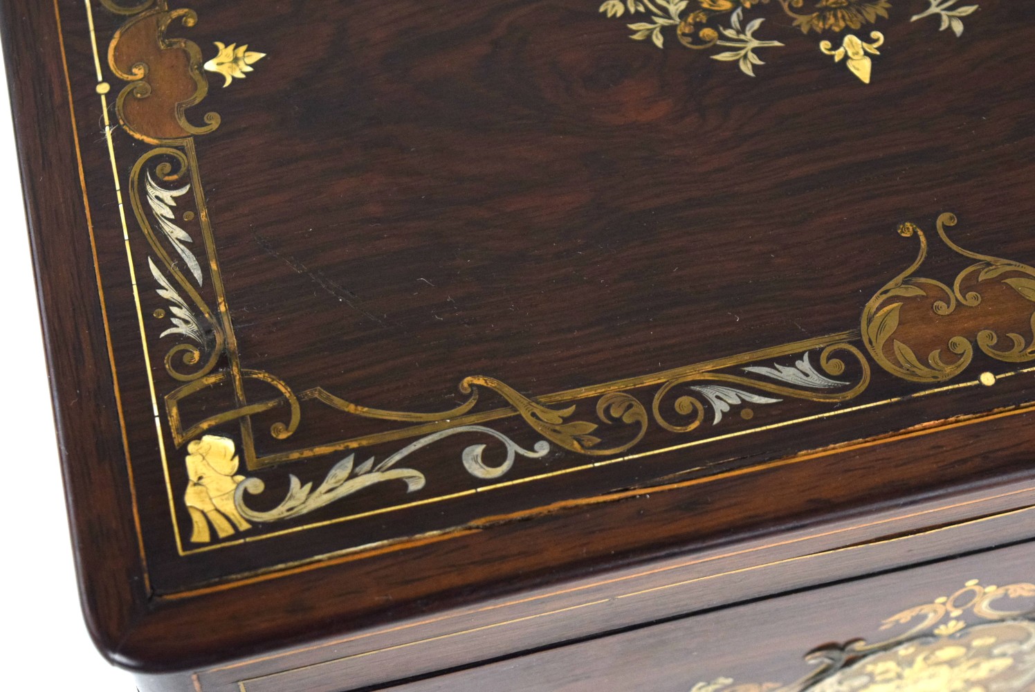 NAPOLEON III INLAID LIQUOR CABINET 19TH CENTURY