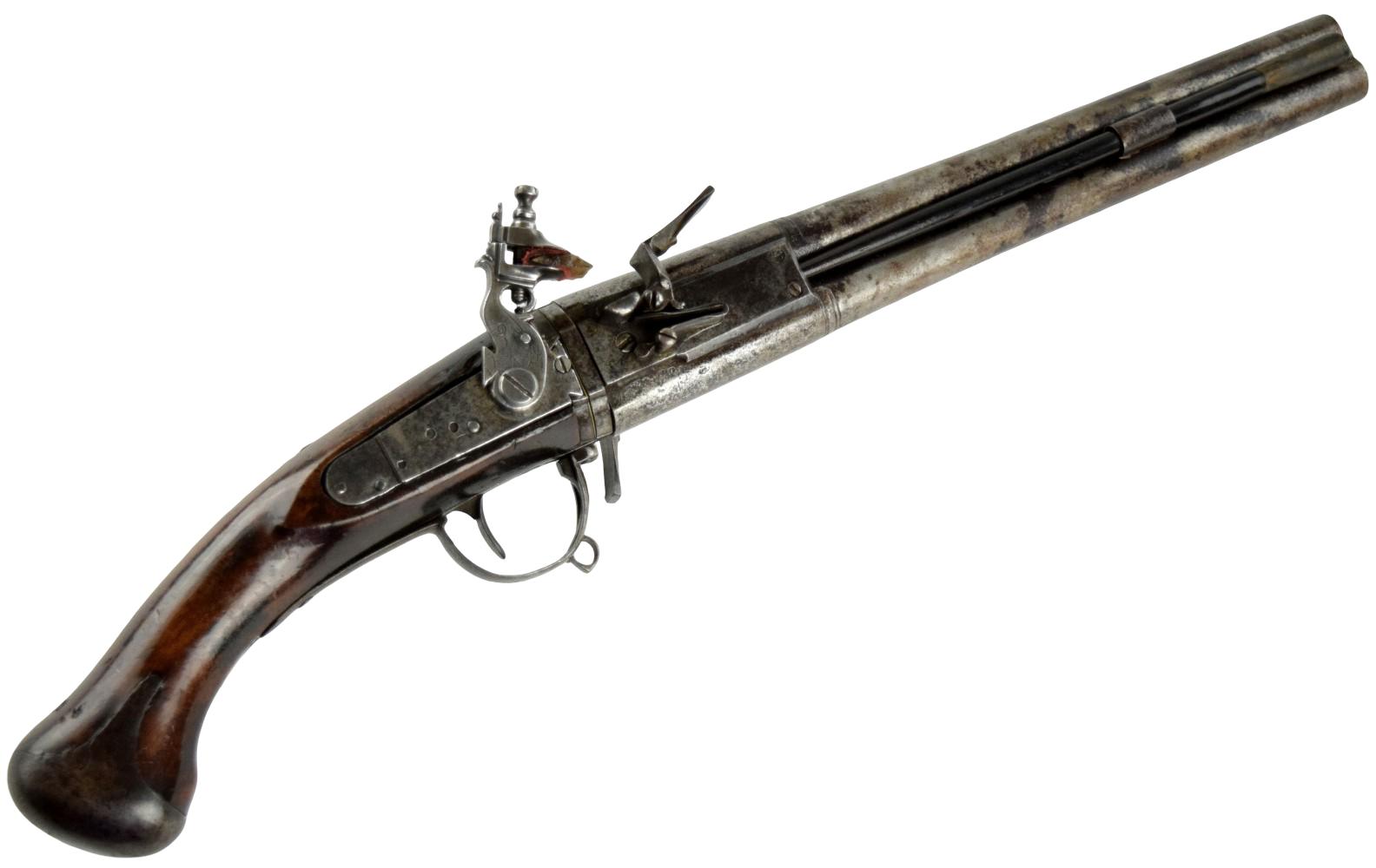 A Good German Wheellock Hunting Rifle With Octagonal Barrel Circa 1735.