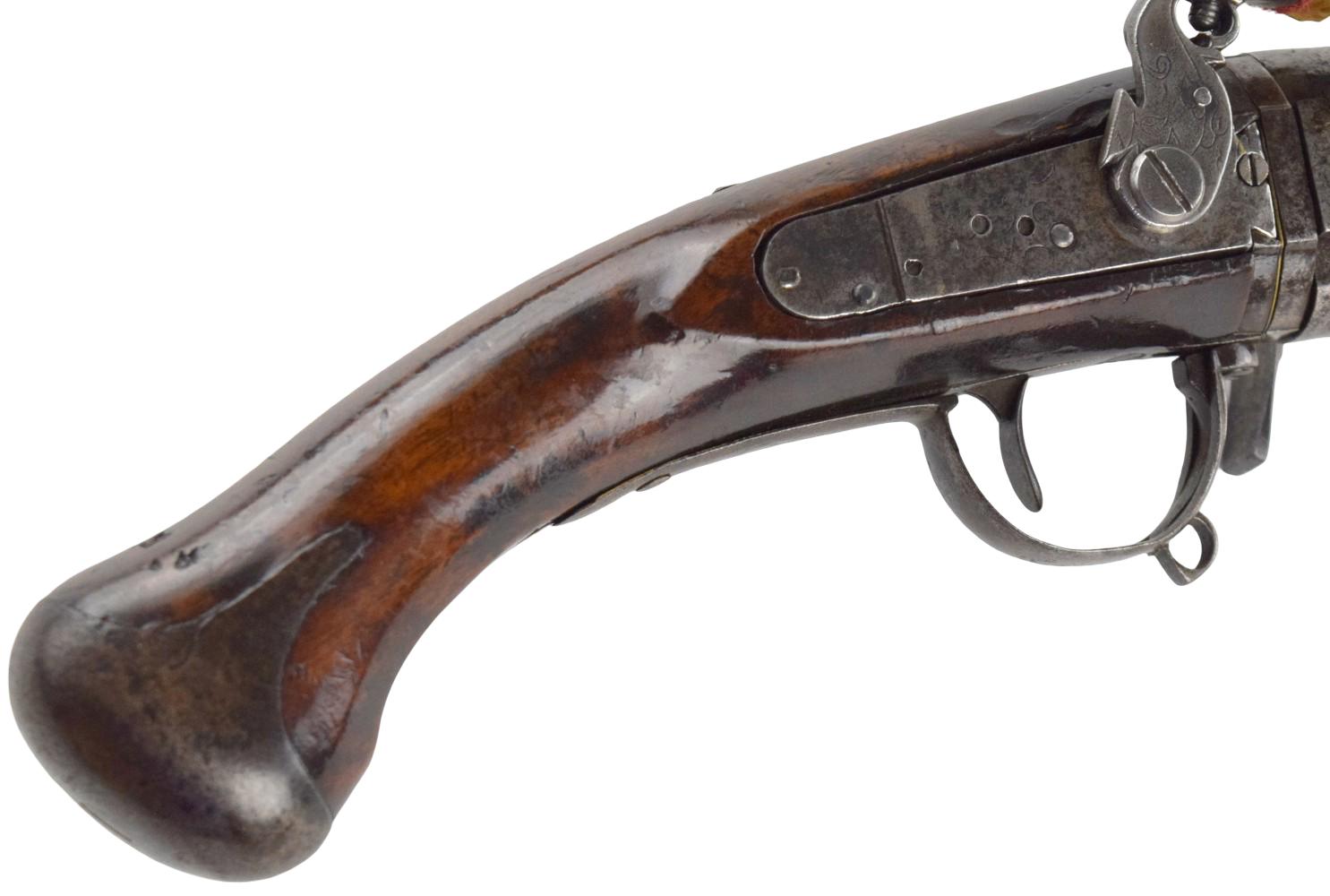A Good German Wheellock Hunting Rifle With Octagonal Barrel Circa 1735.