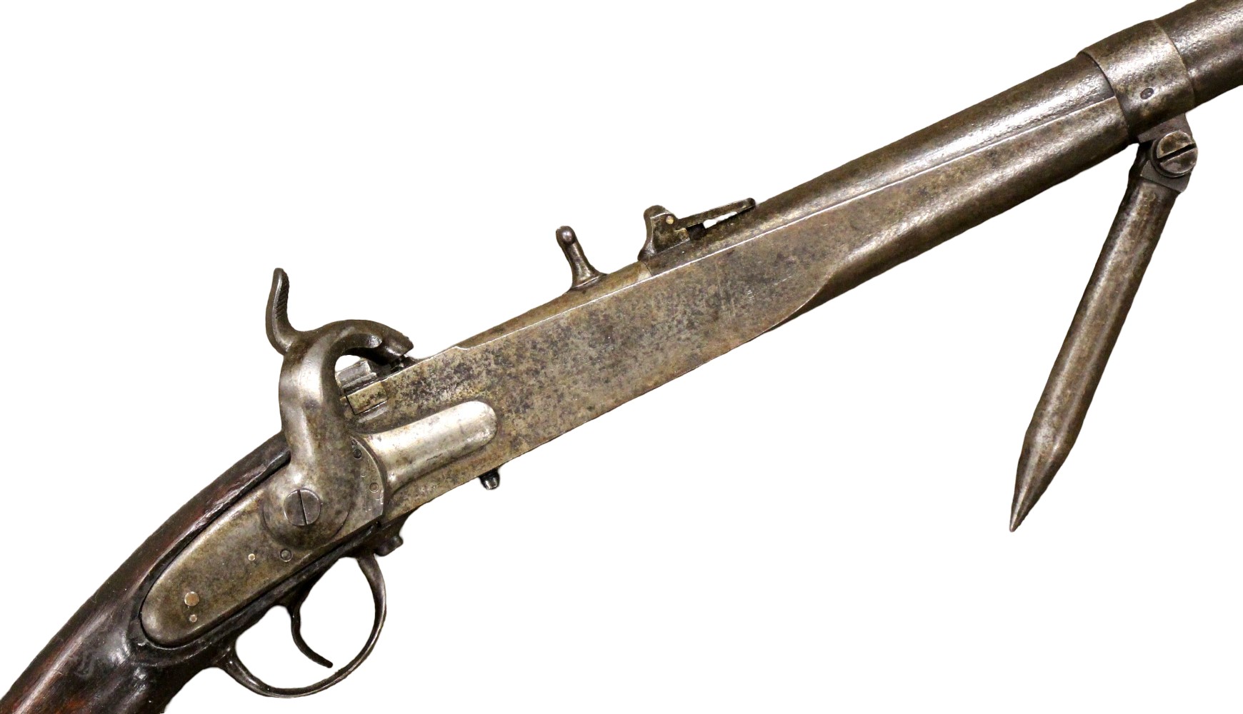 French Md 1831 Rampart 21.8 MM Gun (Fusil de Rempart Charleville Mle 1831 wall gun)
