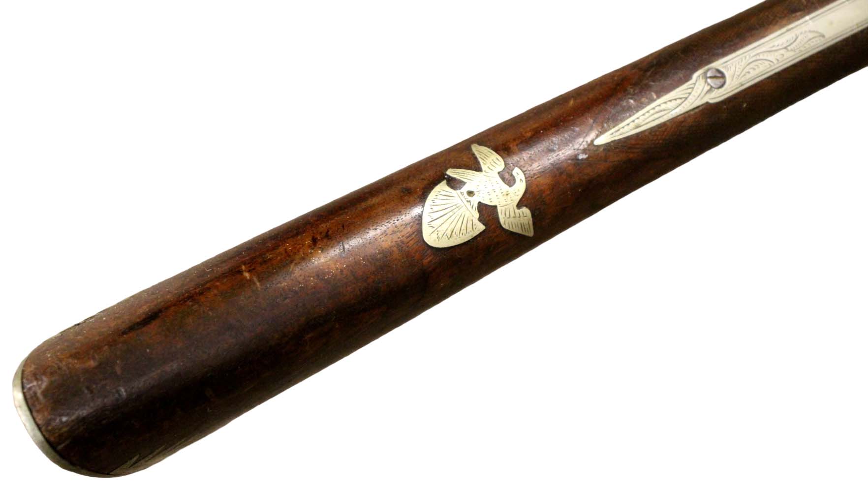 American Civil War era Ornate 69 Caliber Percussion Hunting Rifle by WARREN, ALBANY, NEW YORK