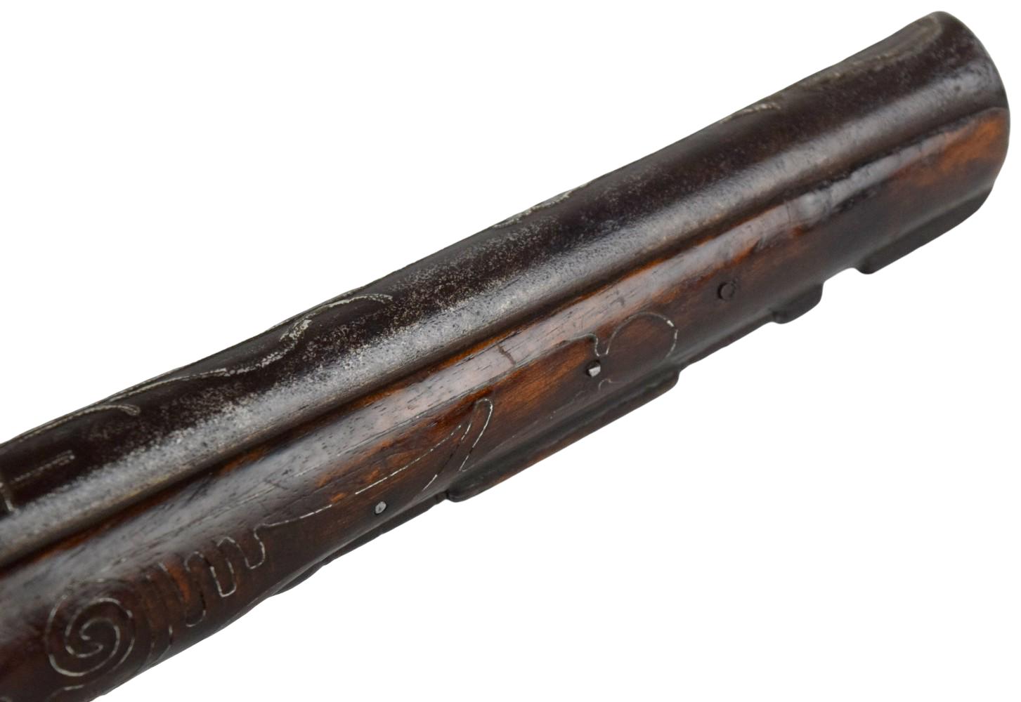 ANTIQUE EARLY 19TH C. BALKAN / OTTOMAN FLINTLOCK HOLSTER PISTOL