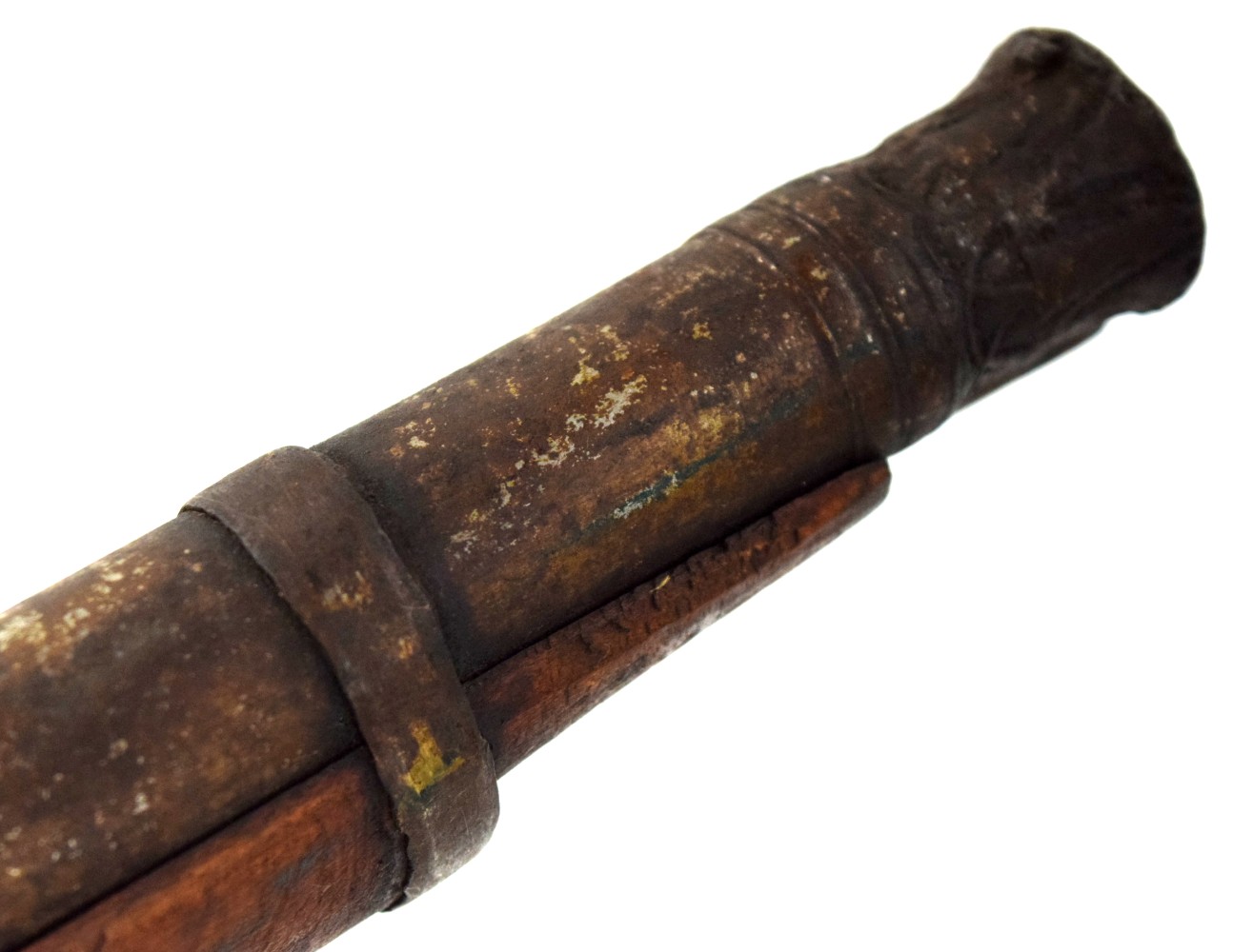 Exceptionally Long and Heavy 18th-19th C. Mughal Indian TORADAR Wall Gun Cannon, Arsenal Marked Barrel.
