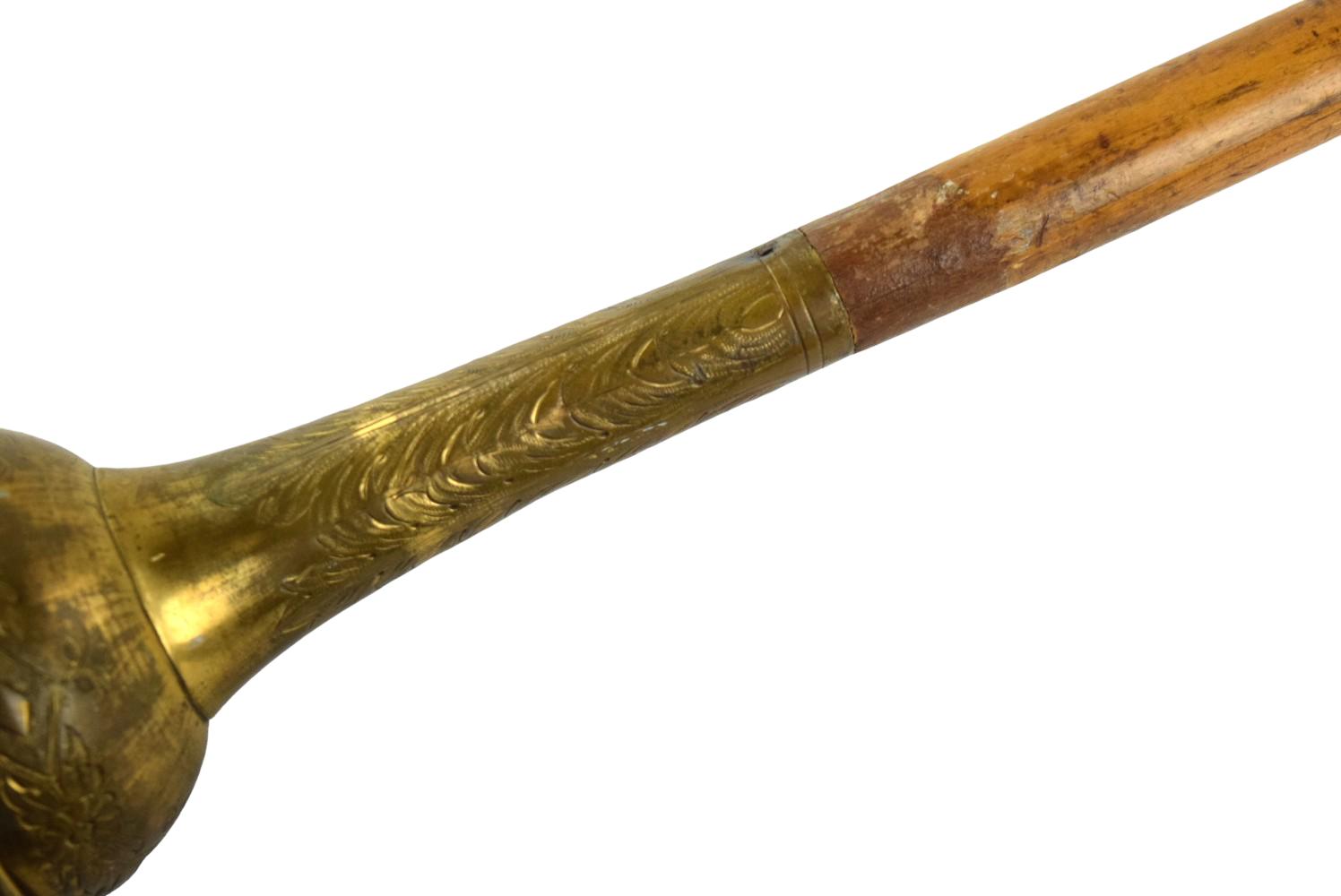 18th-19th C. Scottish Engraved Brass Mace