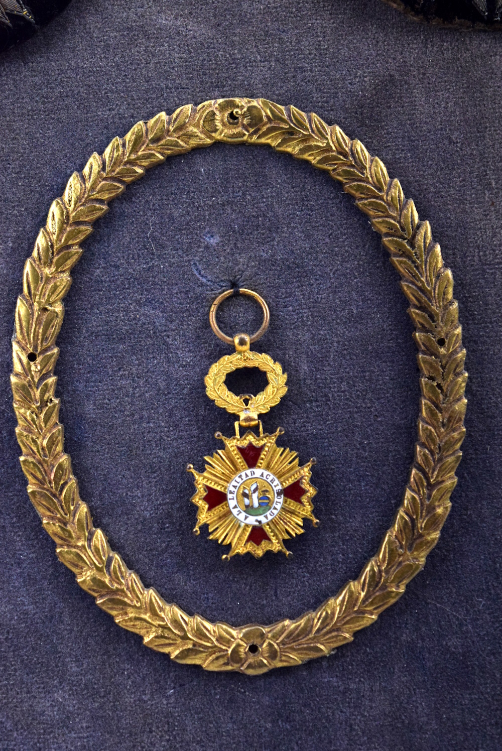 Lot of Five Spanish Kingdom Medals Badges Orders