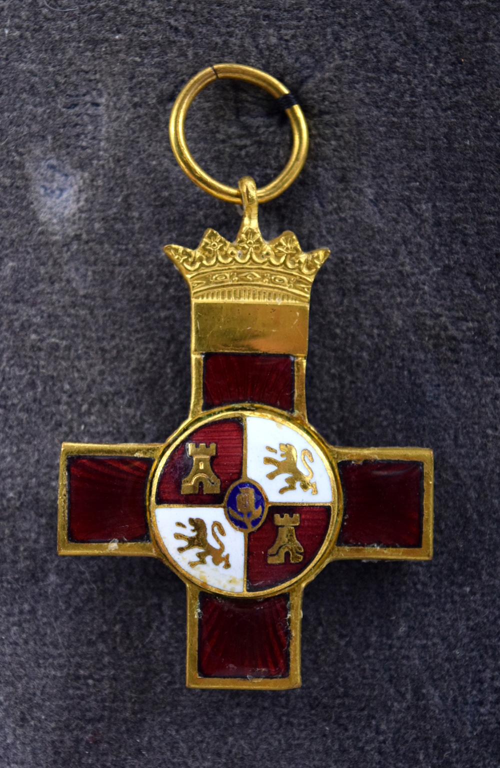 Lot of Five Spanish Kingdom Medals Badges Orders