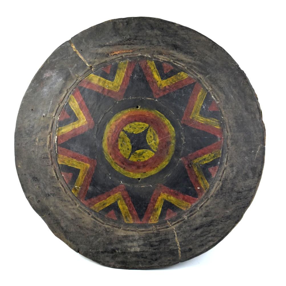Antique Chinese Shield Sichuan Province Southwestern China