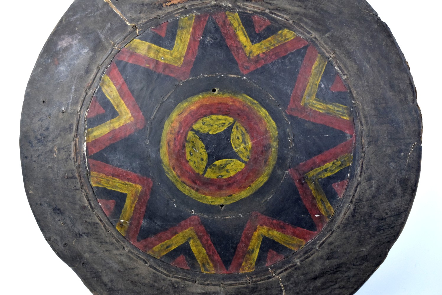 Antique Chinese Shield Sichuan Province Southwestern China