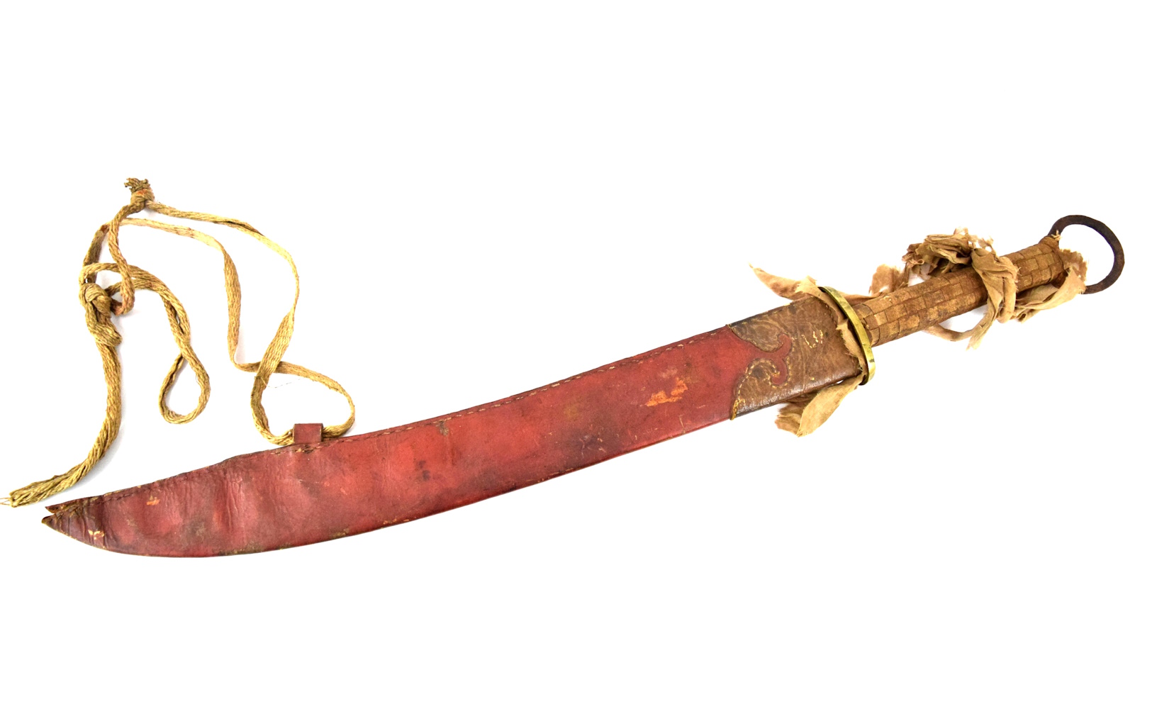 LARGE CHINESE QING DYNASTY 19TH C DAO SWORD