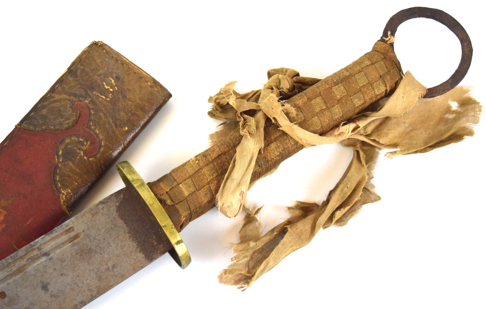 LARGE CHINESE QING DYNASTY 19TH C DAO SWORD