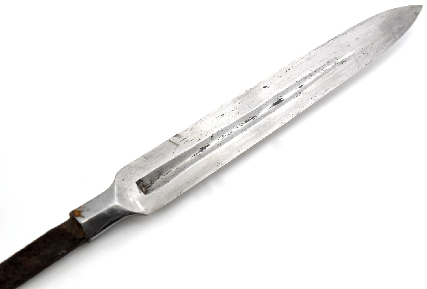 Early Japanese Samurai YARI Spear Head, Early Shinto or Koto Period.