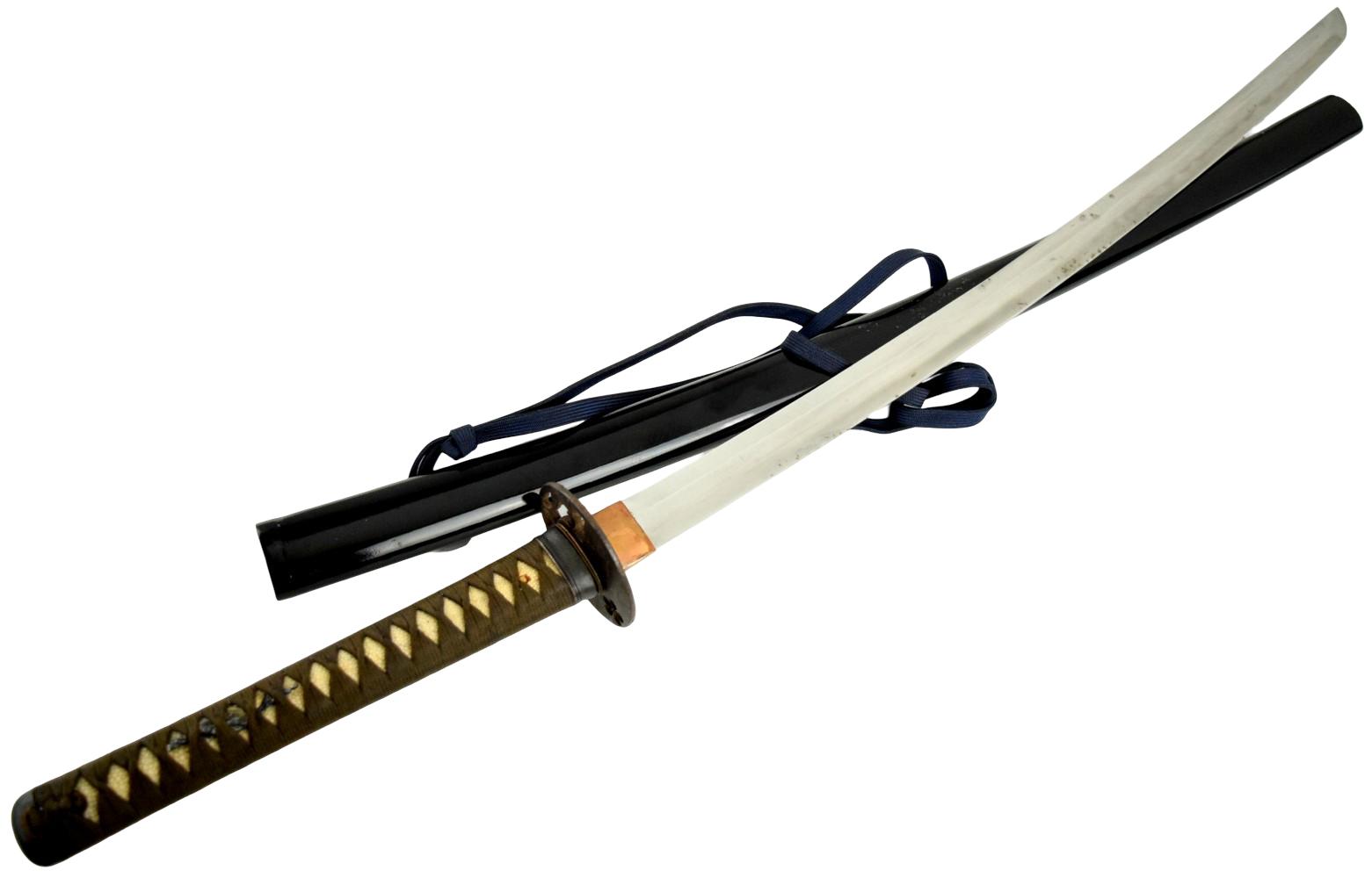 Shinshinto katana, mumei o-suriage, ca. 1800's.