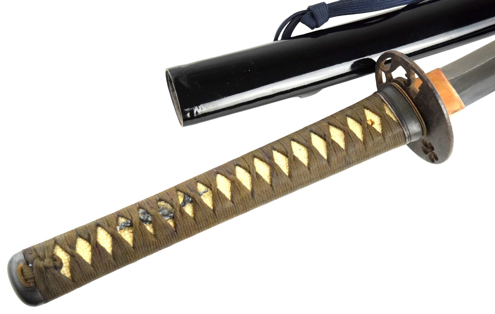 Shinshinto katana, mumei o-suriage, ca. 1800's.
