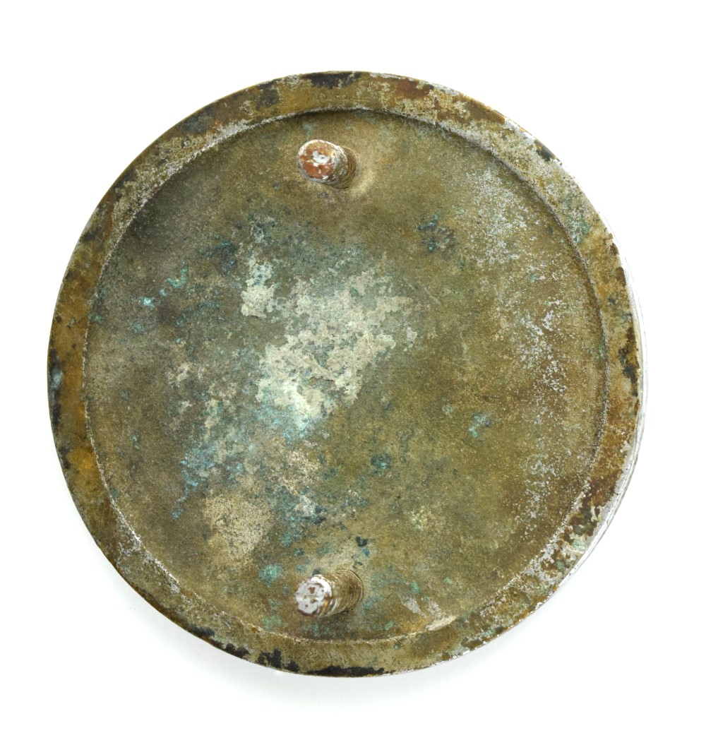 Very Cool Japanese Heavy Painted Metal Plaque Emblem ~ Probably off Military Vehicle ~ Circa WW II.