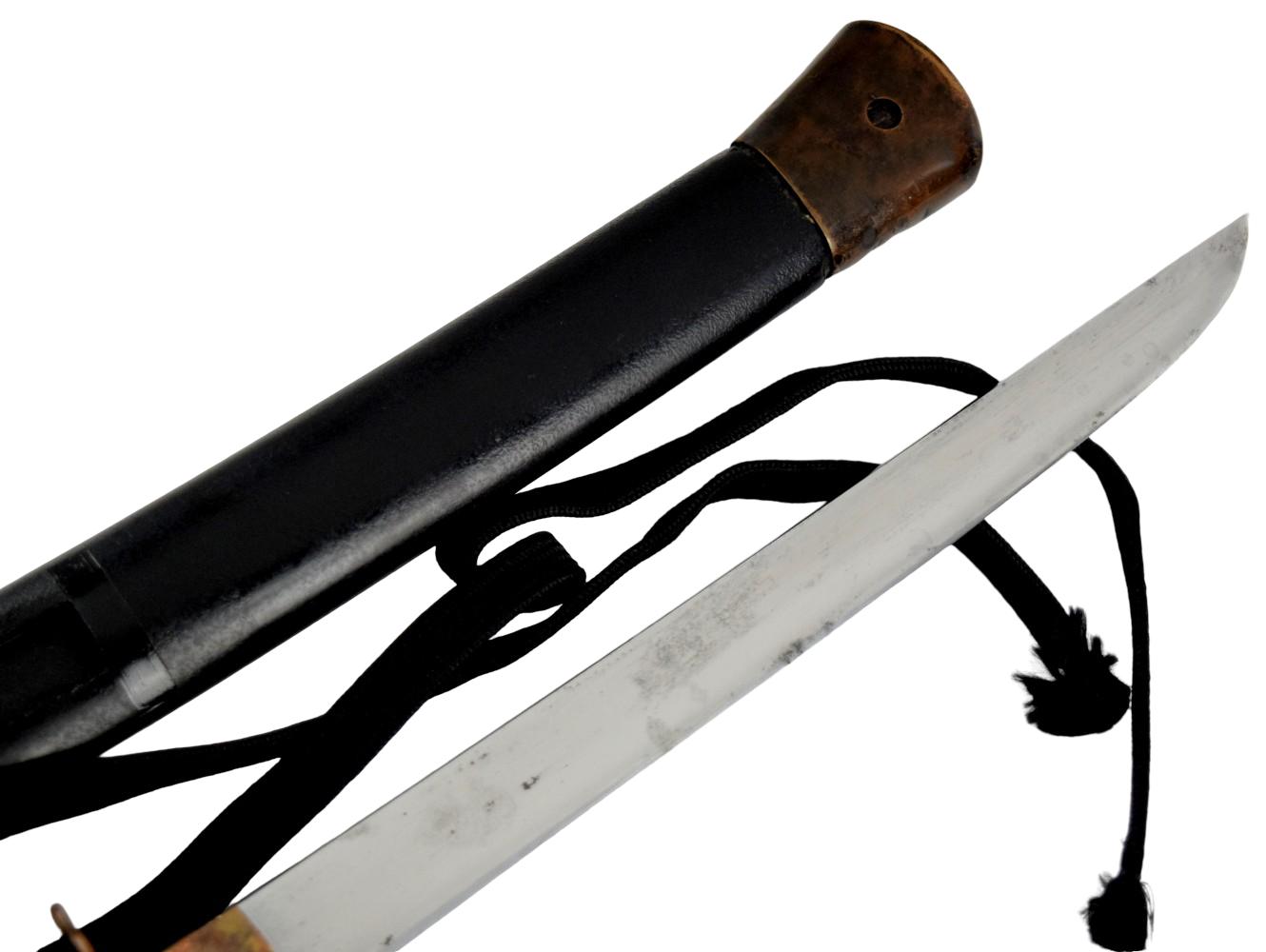 Shinto tanto, 10 inch length of cutting edge, signed Kunikane, ca. 1600's.
