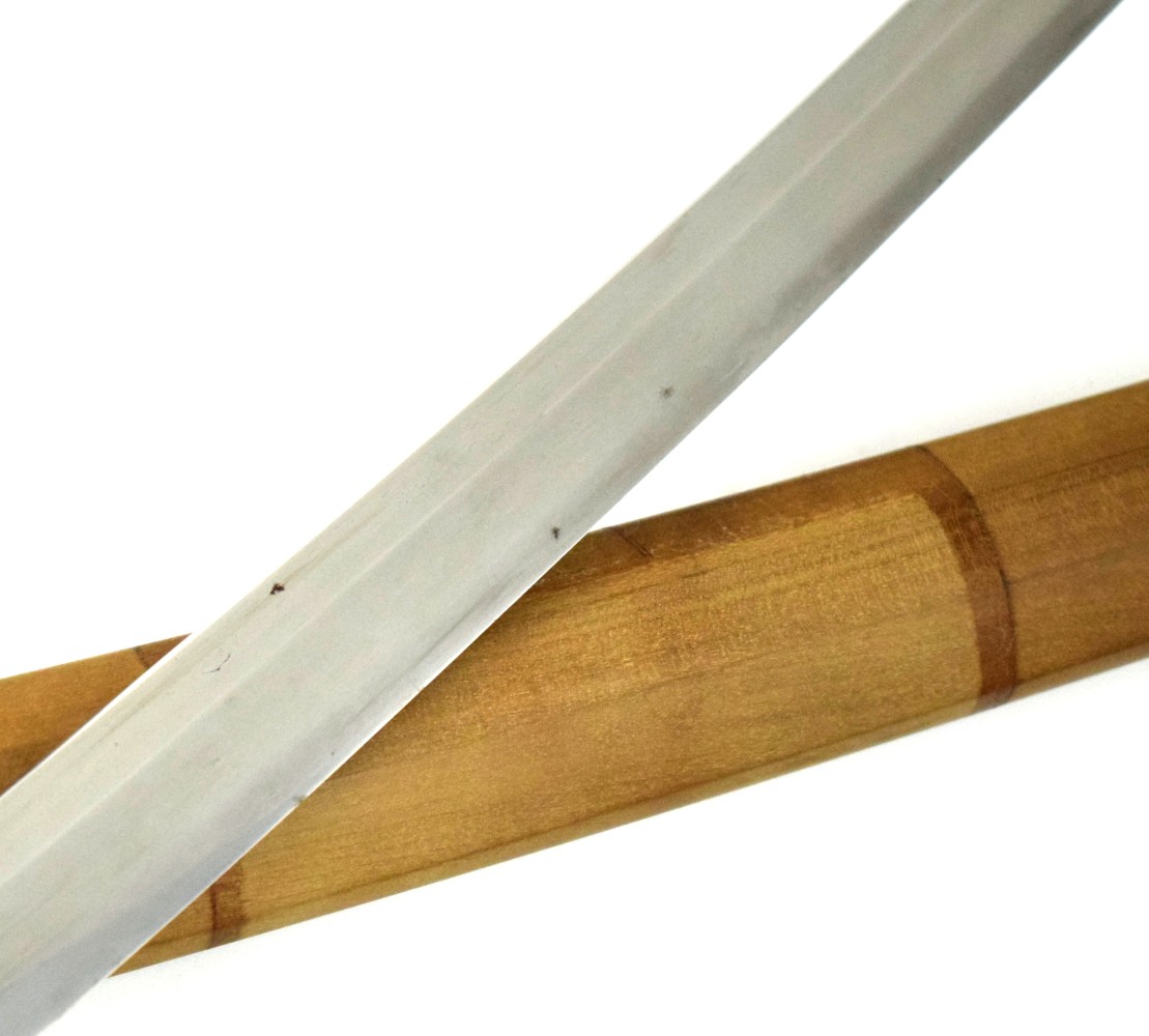 Edo period Japanese Tanto knife, late 1600s ~ signed Sesshu ju Fujiwara Yoshikuni.