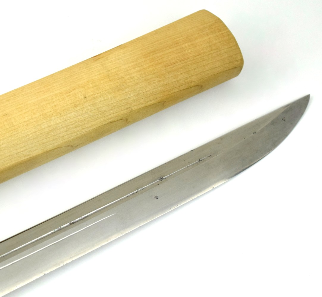 Edo period Japanese Tanto knife, late 1600s ~ signed Sesshu ju Fujiwara Yoshikuni
