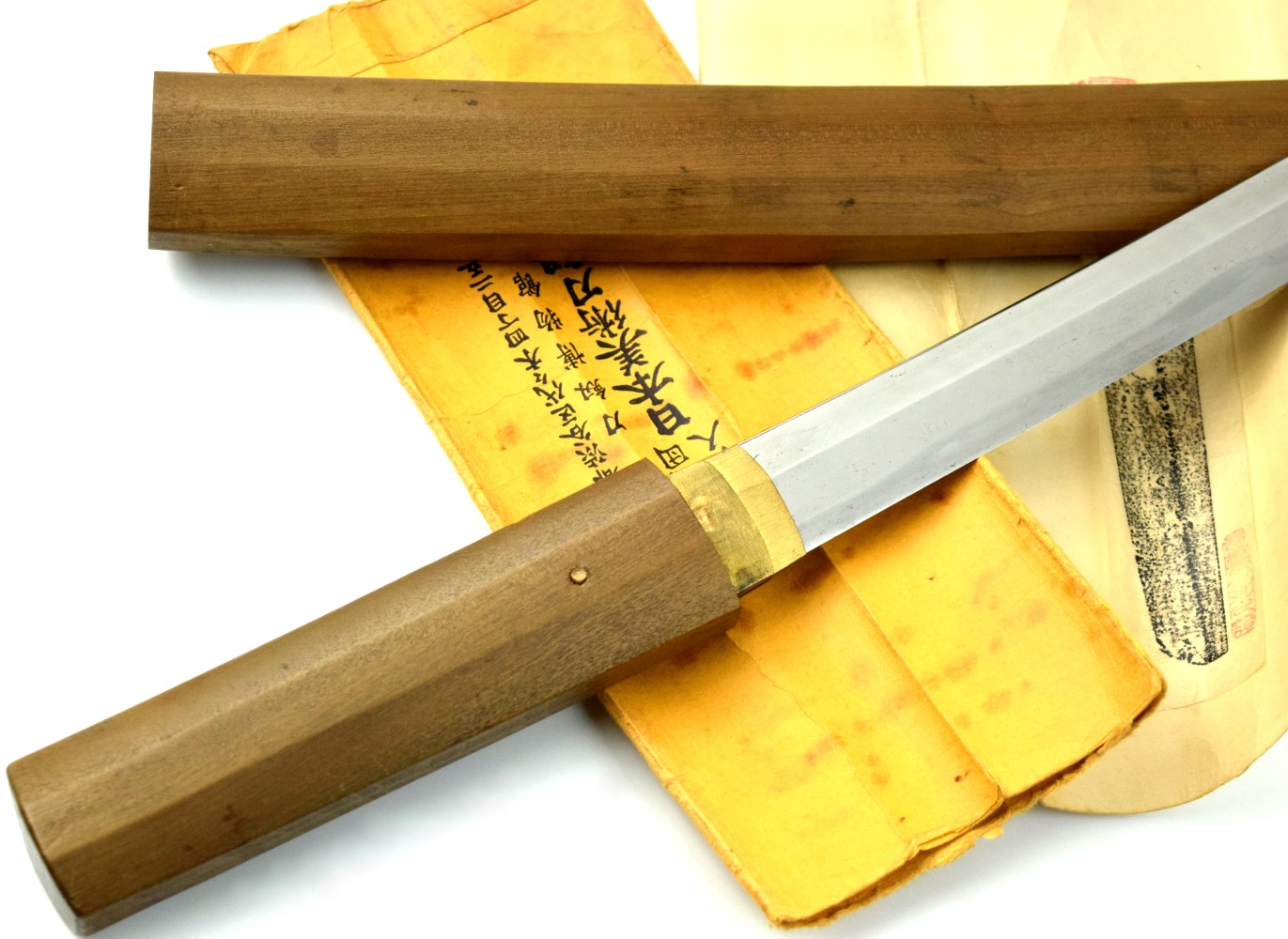 Japanese Edo period Wakizashi Sword ~ Old NBTHK Kanteisho attributed Echizen Shimosaka school