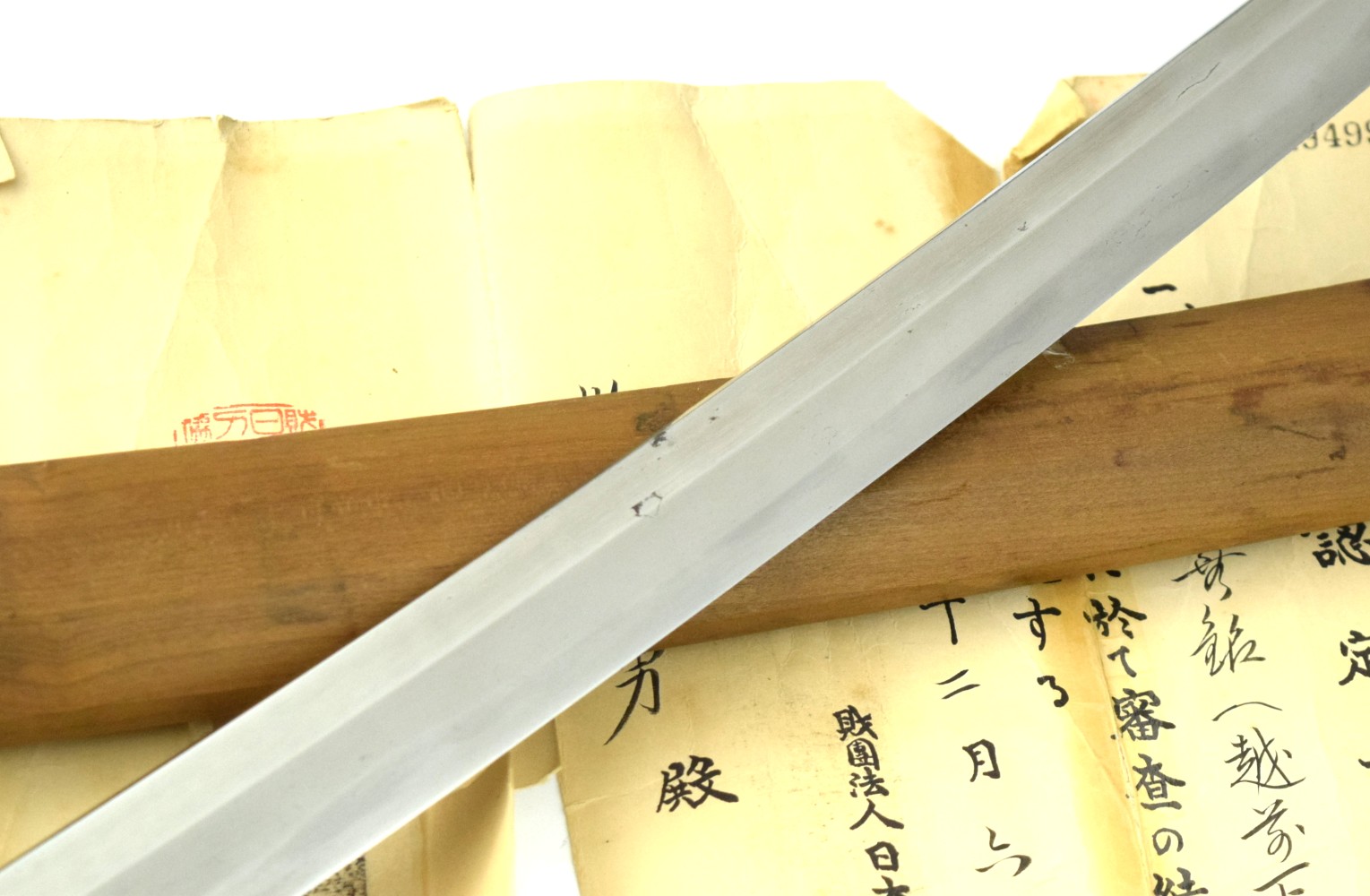 Japanese Edo period Wakizashi Sword ~ Old NBTHK Kanteisho attributed Echizen Shimosaka school
