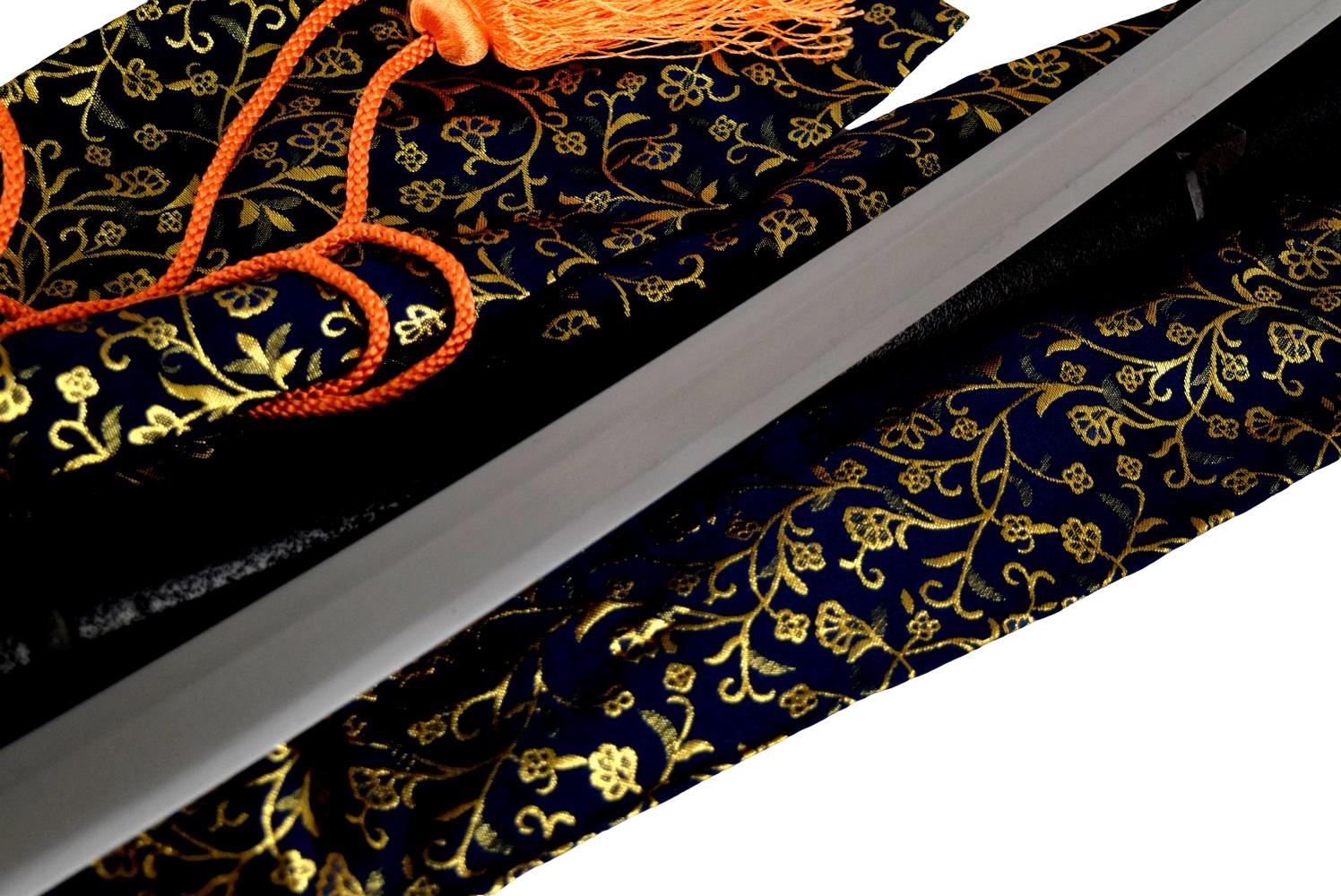 A long strong massive and stout very healthy big Japanese sword, 19th century katana in very clean polish and in full old Edo samurai mounts