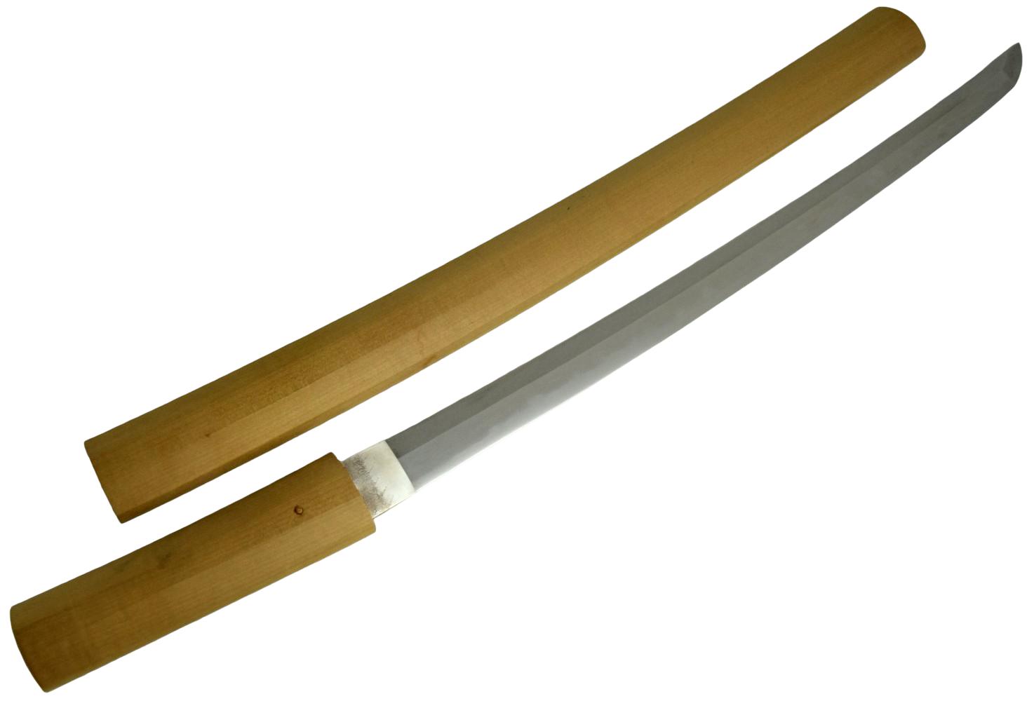 A very attractive robust and stout 17th century Kanbun Shinto Japanese sword Wakizashi signed Setsu Ju Yasunaga