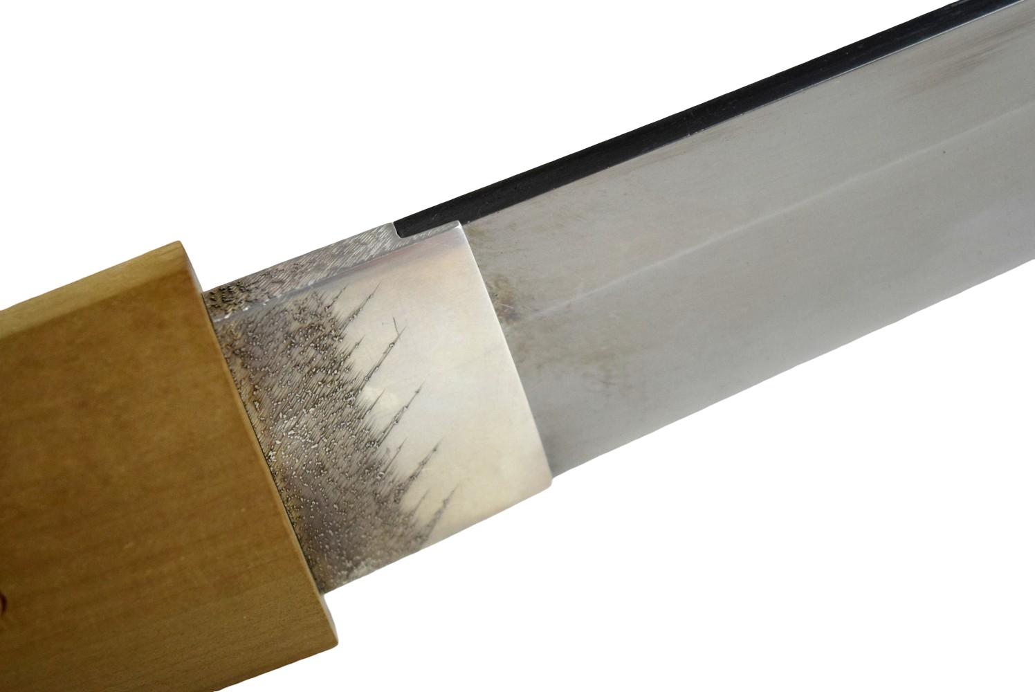 A very attractive robust and stout 17th century Kanbun Shinto Japanese sword Wakizashi signed Setsu Ju Yasunaga