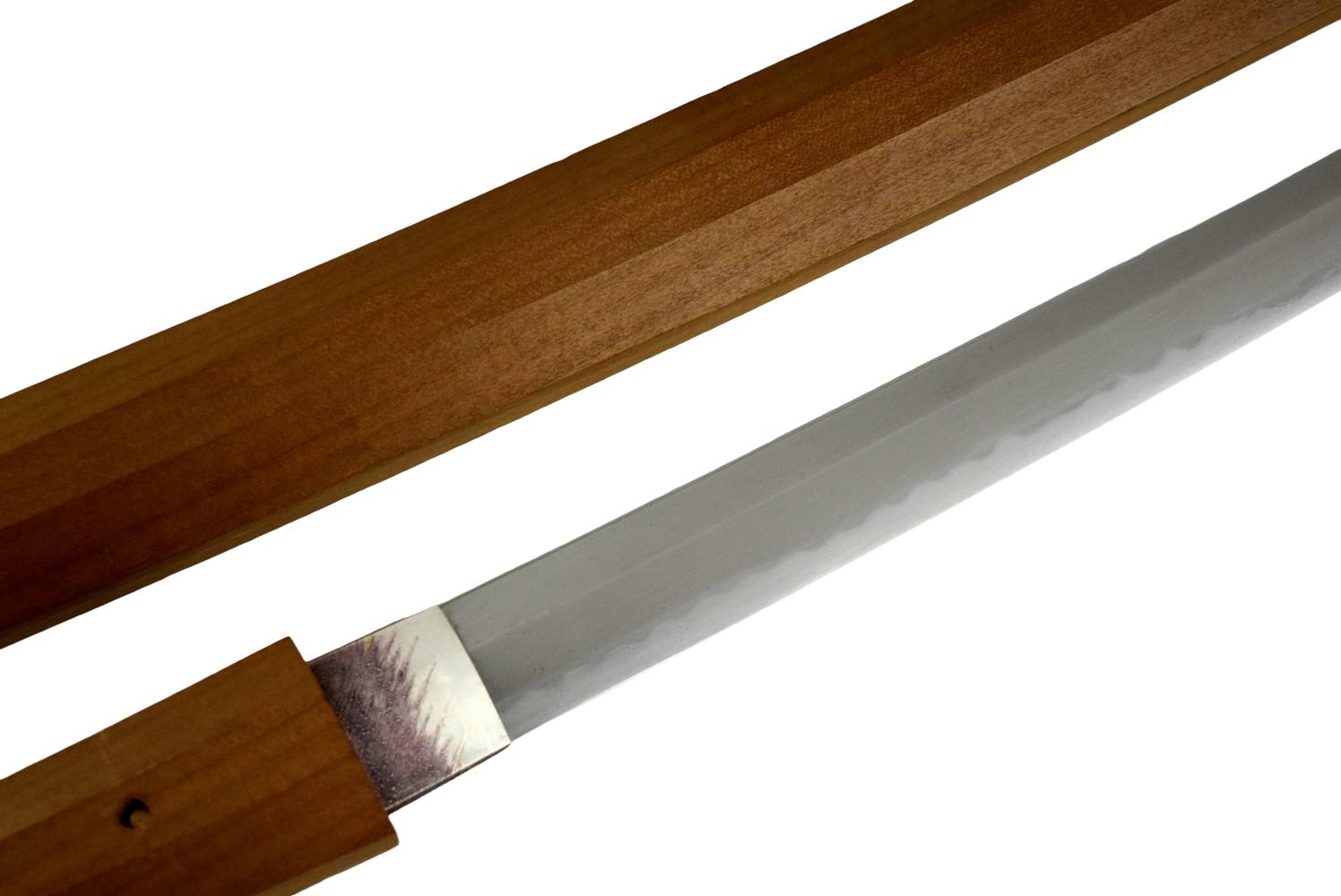 A 19th century Japanese sword Katana by the 12th generation of Aizu Kanesada.
