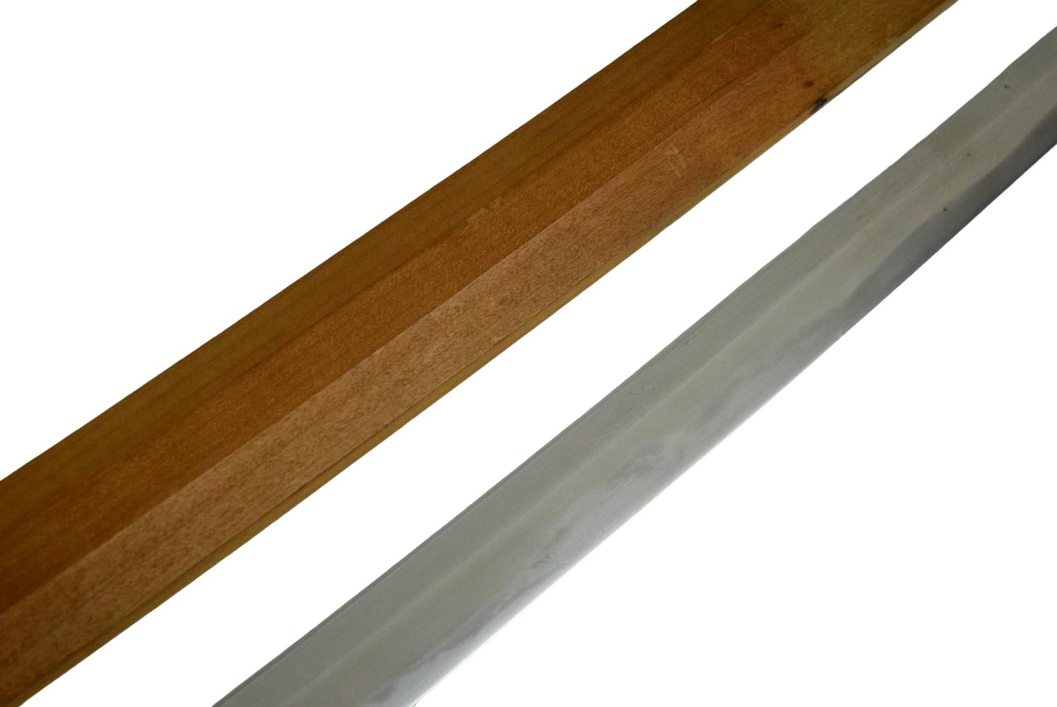 A 19th century Japanese sword Katana by the 12th generation of Aizu Kanesada.