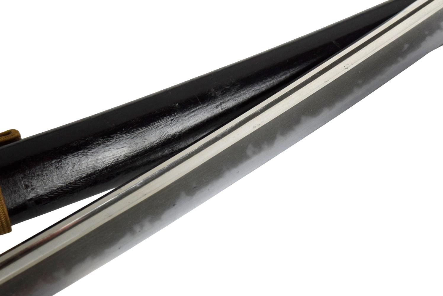 Attractive and heathy old koto Japanese sword wakizashi 14th / 16th century blade in full old Samurai mount with old Edo fittings.