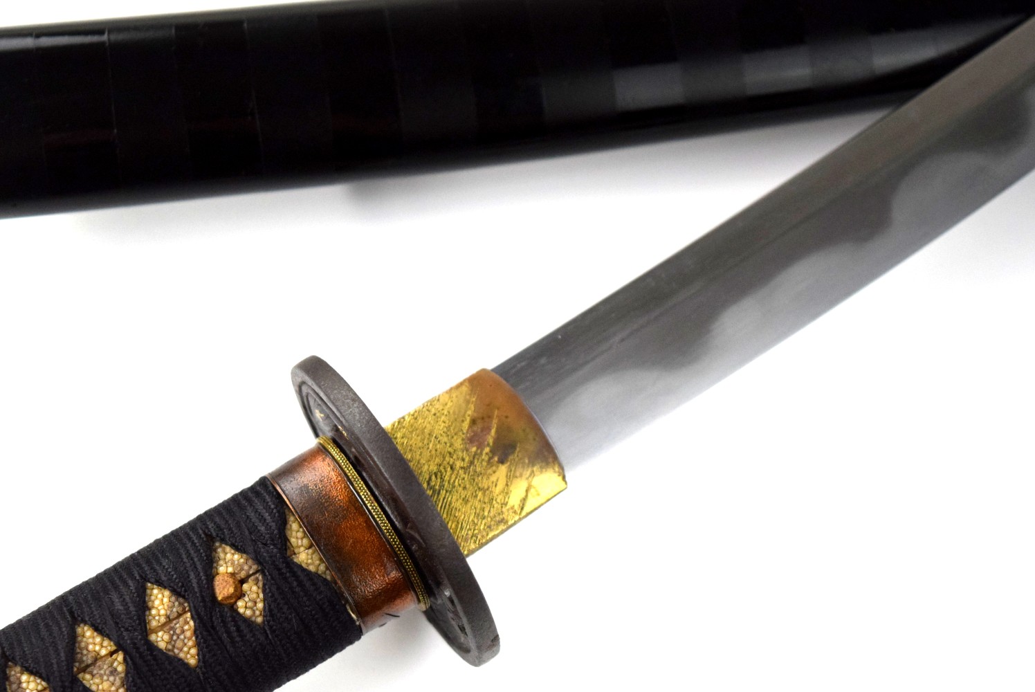 Early Shinto Japanese Wakizashi Sword ~ signed Mizuta Kunisnige