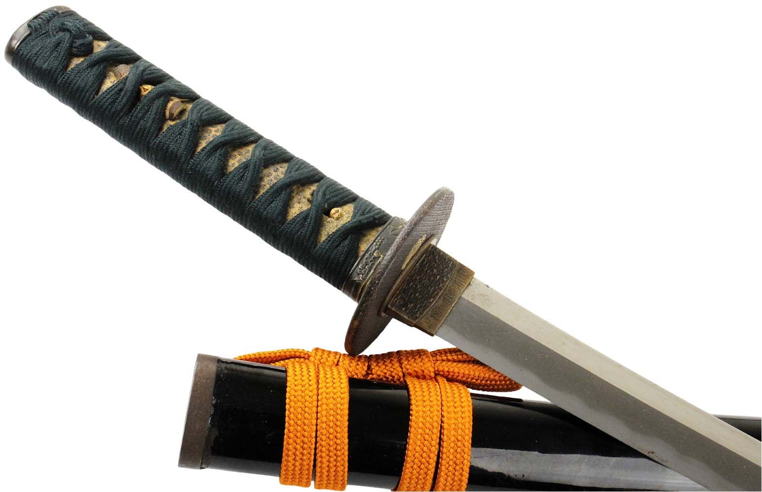 Very Nice Signed Koto Or Shinto Japanese Samurai Wakizashi Sword Dagger