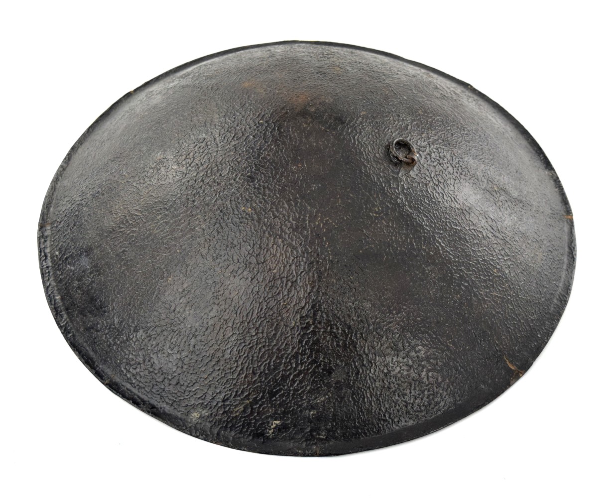 Very Good Antique MeiJi era Japanese Samurai Lacquered Metal JINGASA Helmet Hat.
