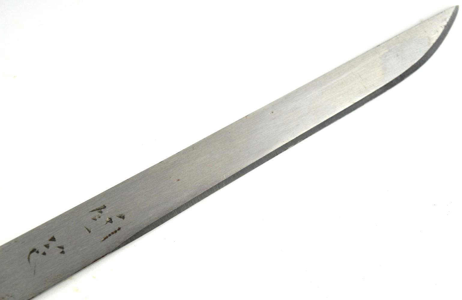 Antique Japanese KOZUKA Knife with Horses, for a Samurai Sword / Dagger.