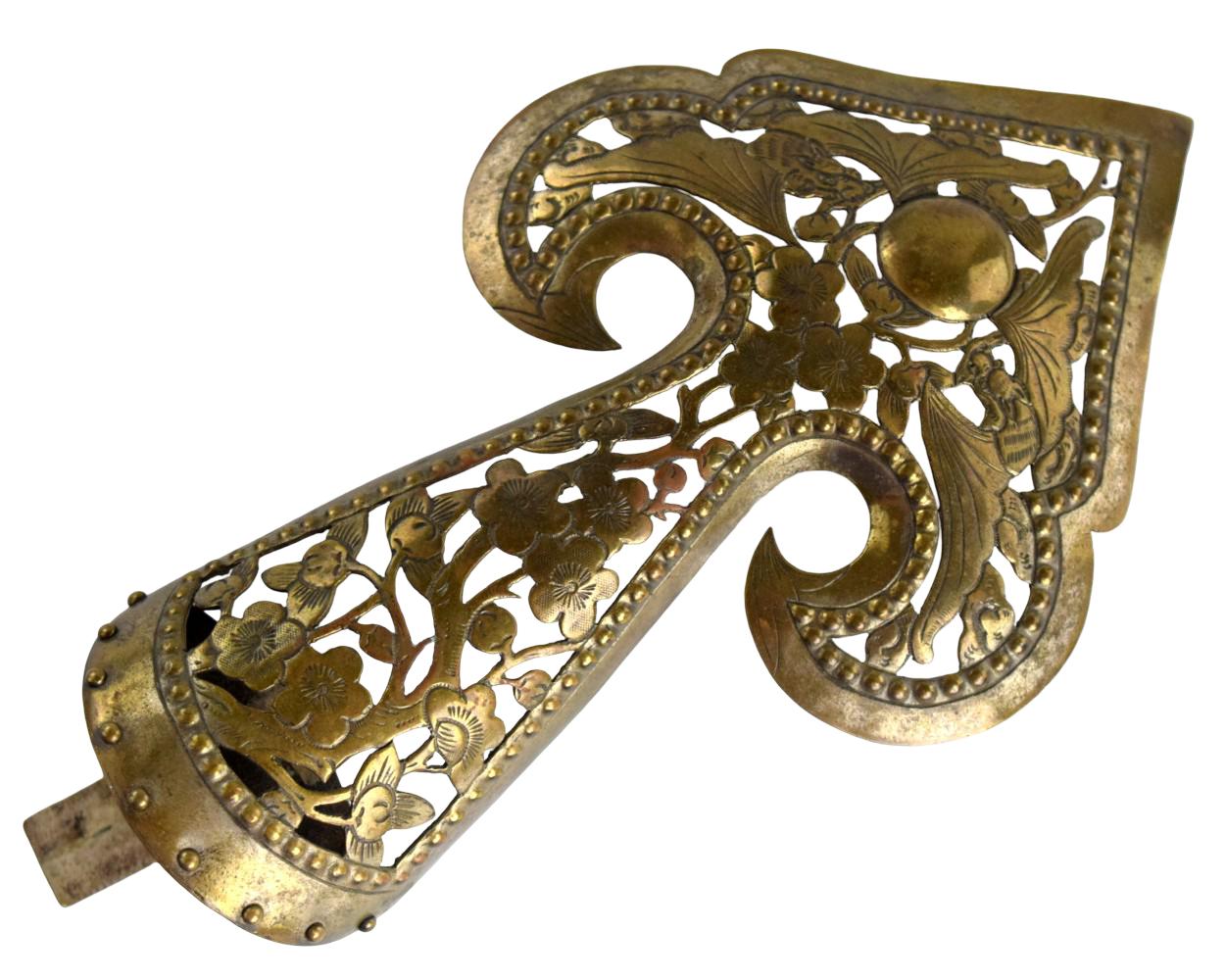 JAPANESE SAMURAI KABUTO HELMET OPENWORK ORNAMENT