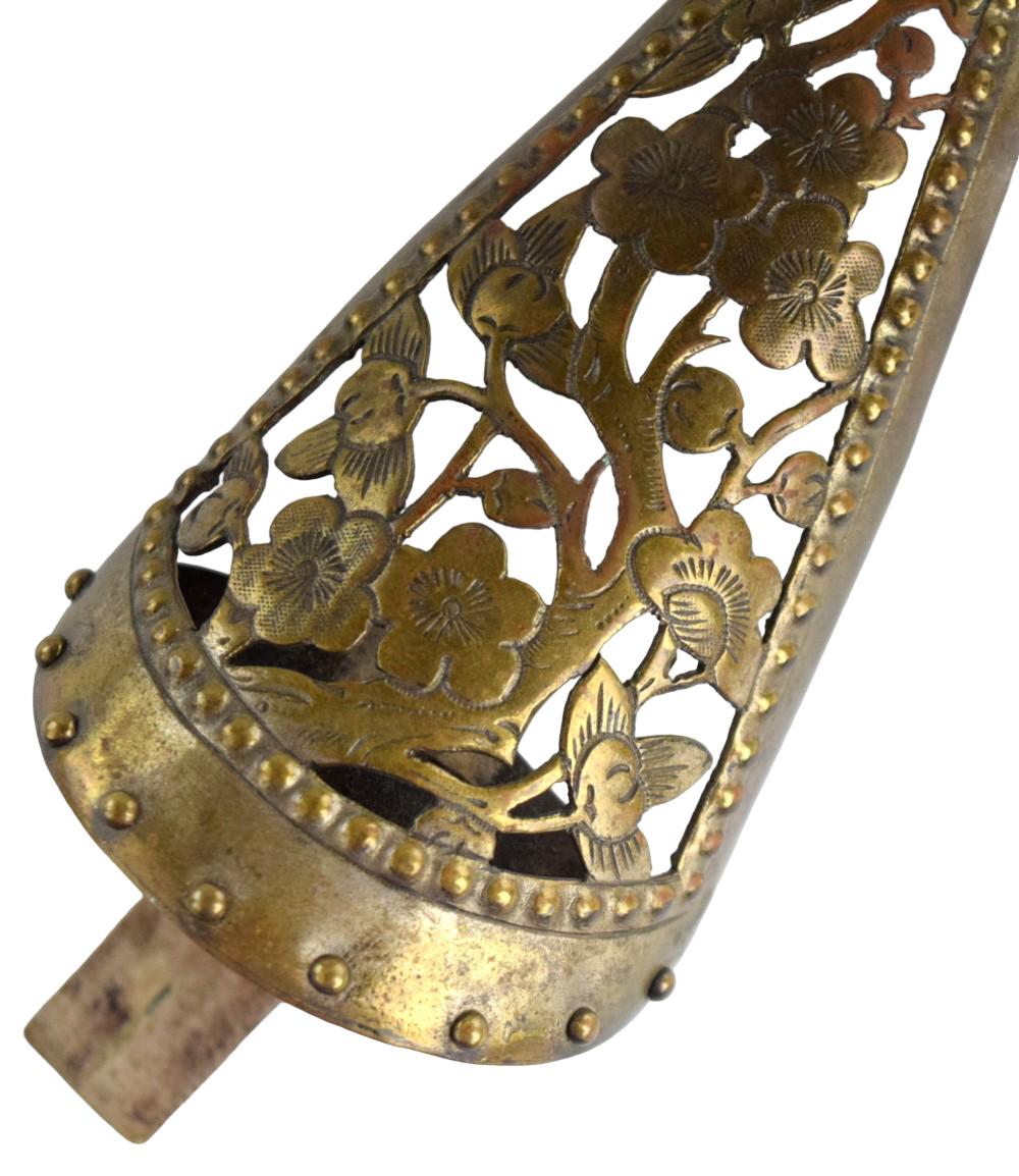 JAPANESE SAMURAI KABUTO HELMET OPENWORK ORNAMENT