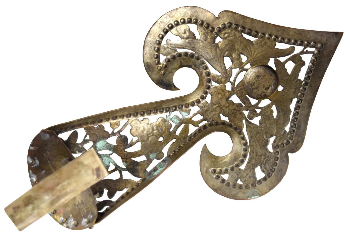 JAPANESE SAMURAI KABUTO HELMET OPENWORK ORNAMENT