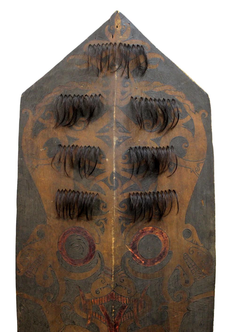 Rare Late 19th-early 20th c Dayak Kilau (or kelebit) Sheild