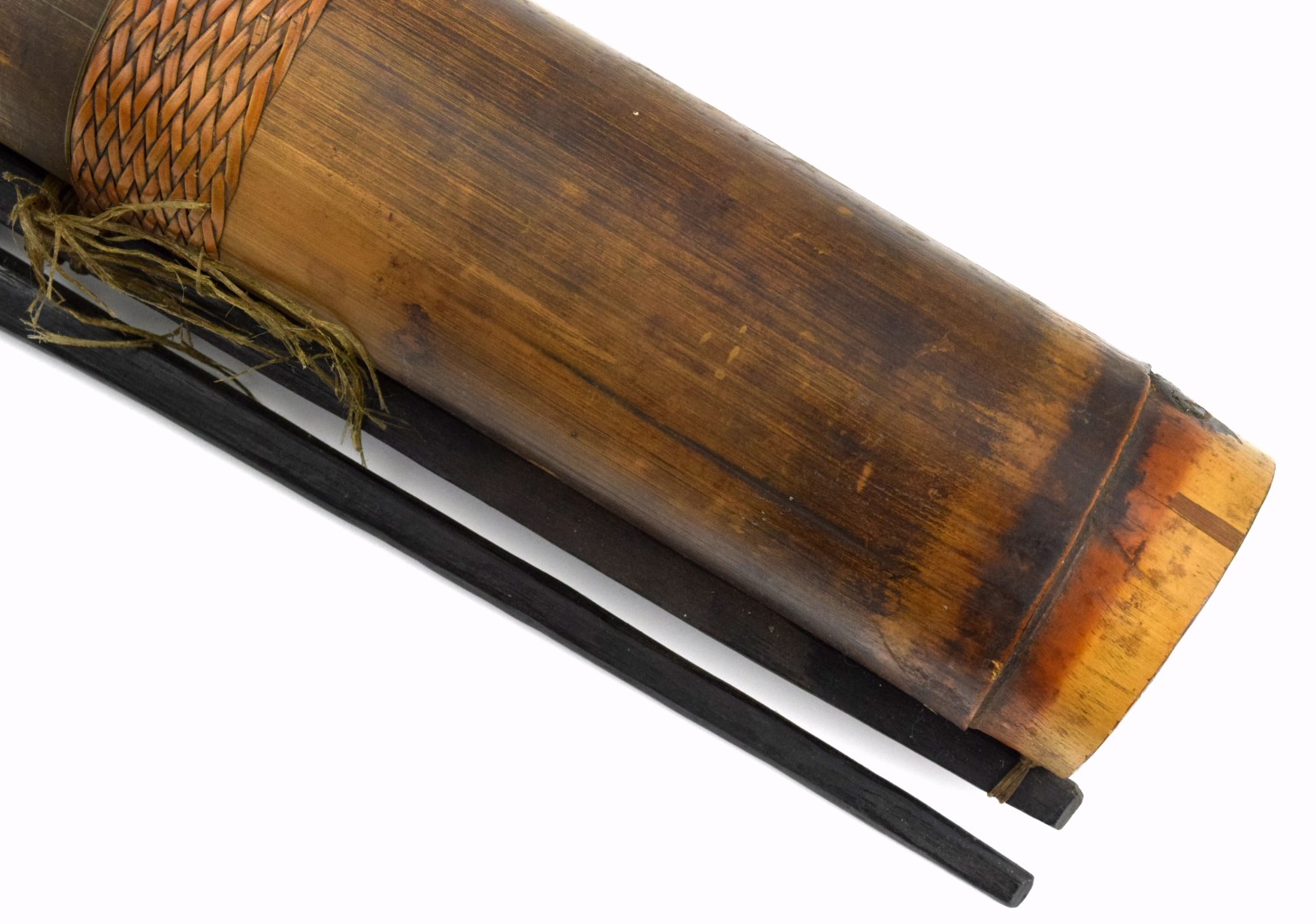Scarce 19th C. Indonesian Dayak Headhunter's SUMPITAN