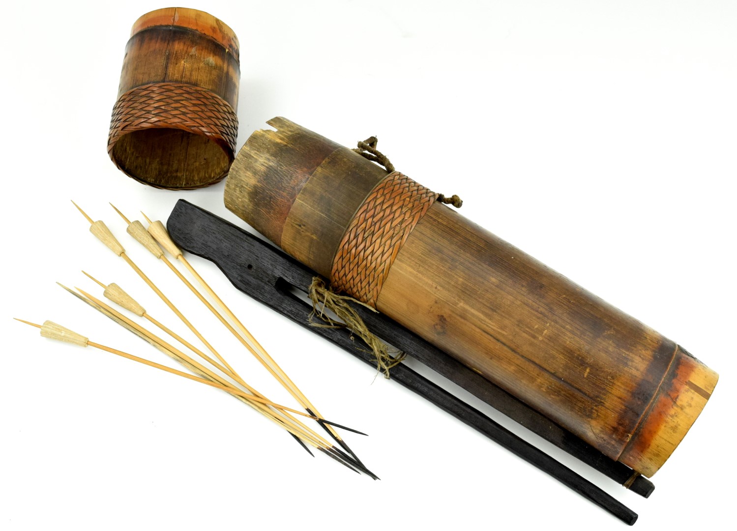 Scarce 19th C. Indonesian Dayak Headhunter's SUMPITAN