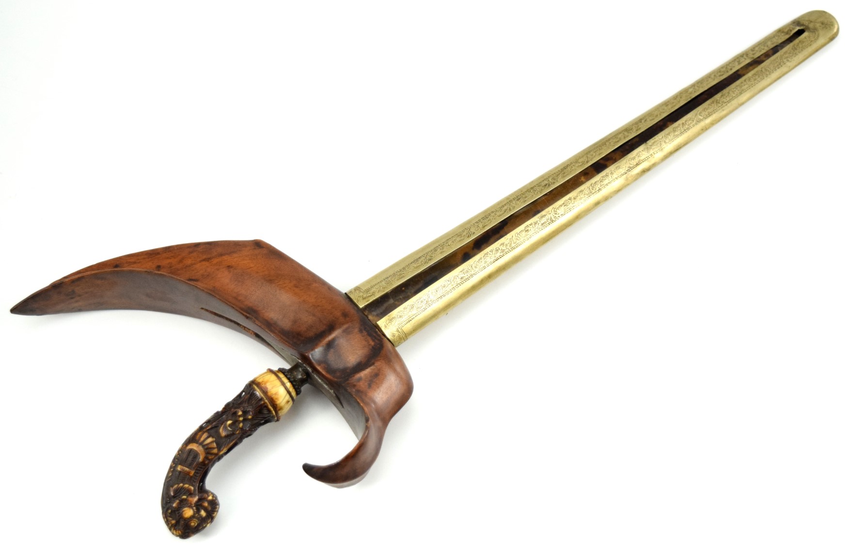 Indonesian Kris with Carved Grip
