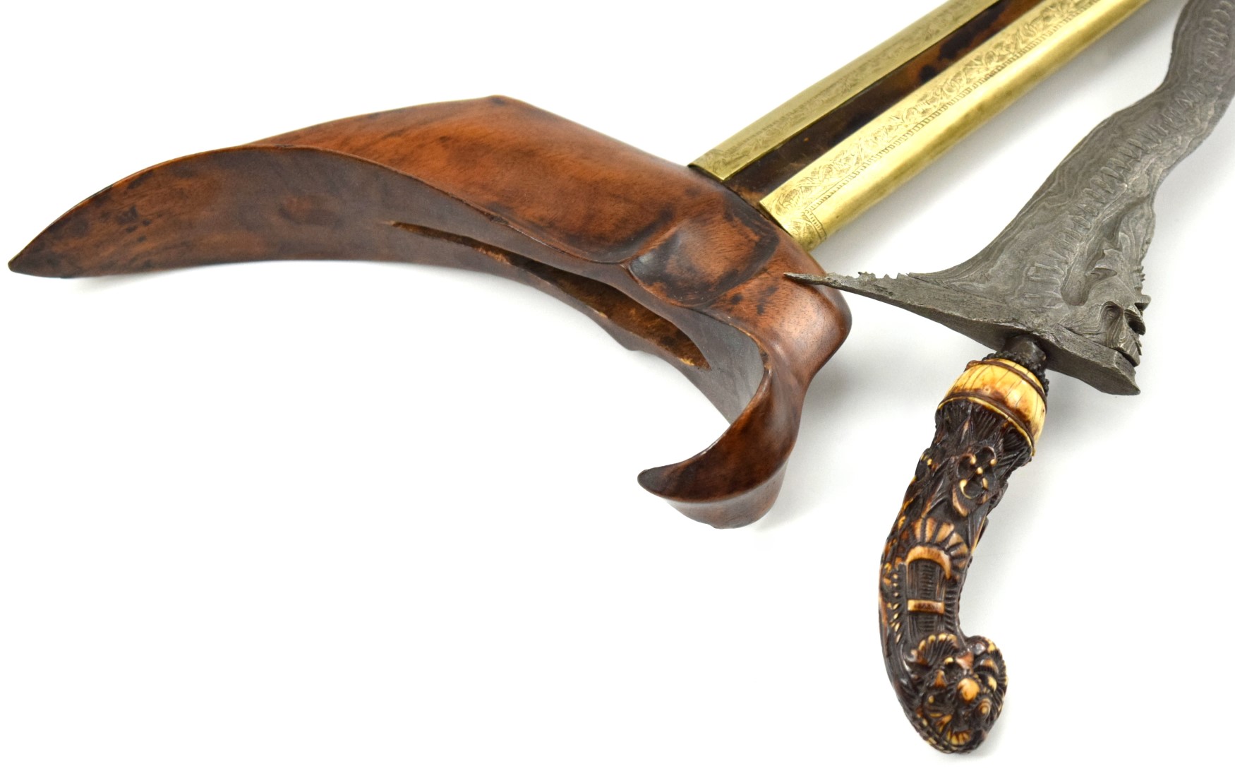 Indonesian Kris with Carved Grip