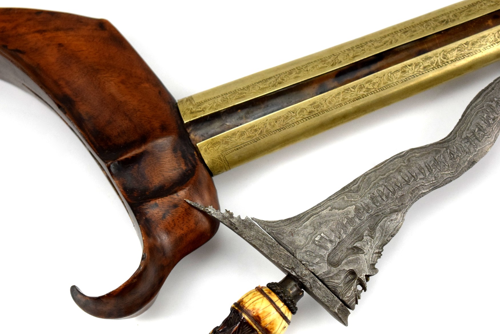 Indonesian Kris with Carved Grip