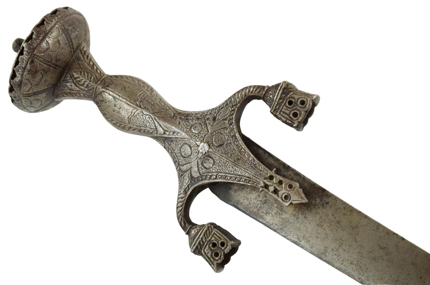 18th Century Indian Tulwar with Pattern-Welded Blade