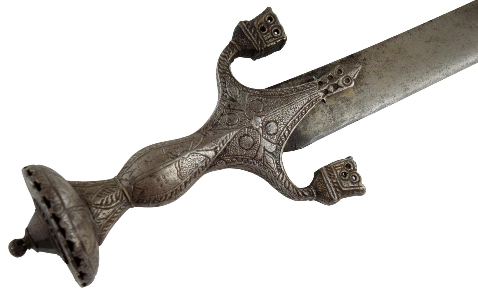 18th Century Indian Tulwar with Pattern-Welded Blade