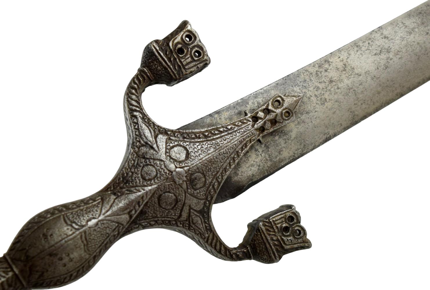 18th Century Indian Tulwar with Pattern-Welded Blade
