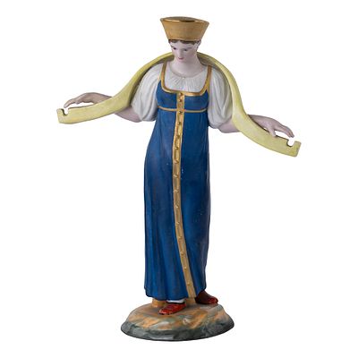 Скульптура &laquo;Водоноска&raquo;. Российская империя, завод Гарднера, 1820-е гг. 
Автор модели С. С. 