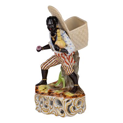 Скульптура (спичечница) &laquo;Негр Доминго&raquo;. д. Полюстрово, завод братьев Корниловых, 1843–1865 гг. 