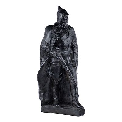 Скульптурная композиция &laquo;Красноармеец&raquo;. СССР, Москва, 1933. Артель &laquo;Всекохудожник&raquo;. 
Гипс; 