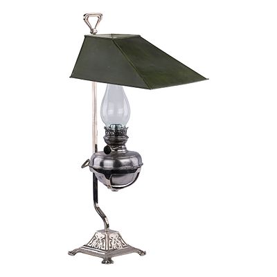 Настольная электрифицированная лампа для занятий, типа &laquo;Чудо&raquo;. Российская империя, начало XX 